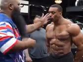 Ouch! Larry Wheels Get Knocked Out By Power Slap Super Heavyweight #larrywheels