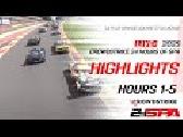 Hours 1-5 Highlights | CrowdStrike 24 Hours of Spa | 2025 GT World Challenge Europe powered by AWS